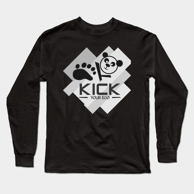 kick your ego Long Sleeve T-Shirt by taniplusshop